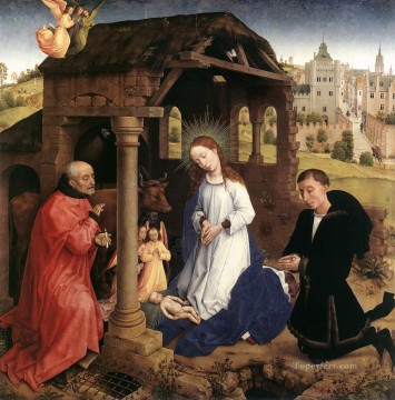 vincent laurensz van der vinne Painting - Bladelin Triptych central panel Rogier van der Weyden